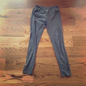 Lula Roe Grey Leggings One Size Fits All